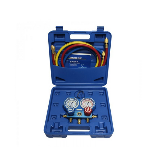 Manómetro Multigas R22 / R410A / R134A / R404A con Maleta