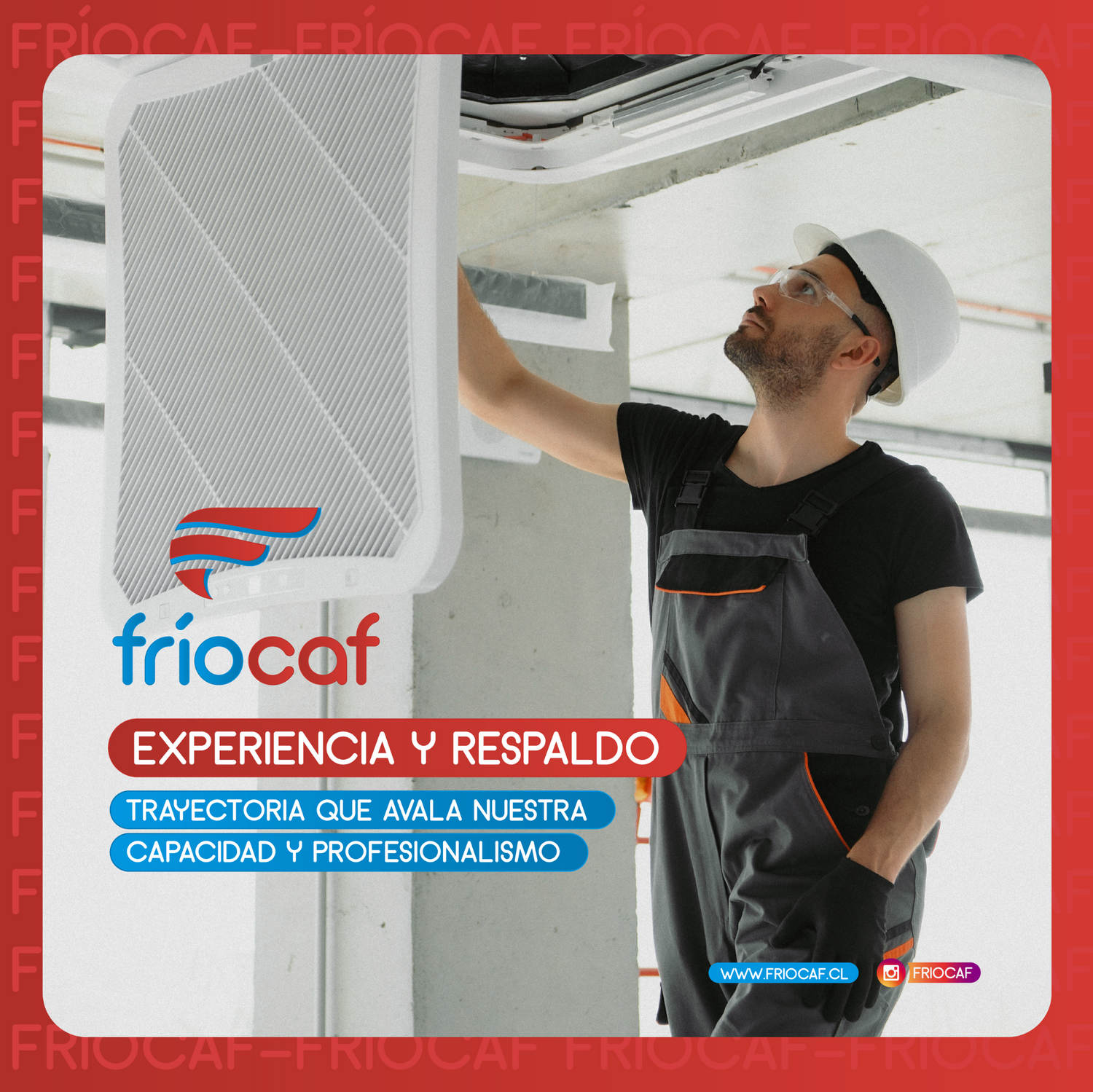 Instalación de climatización por equipo experto de FrioCaf, avalado por nuestra trayectoria con instituciones y empresas