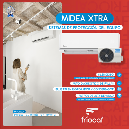 Split Muro Midea Inverter Xtra 9.000 BTU