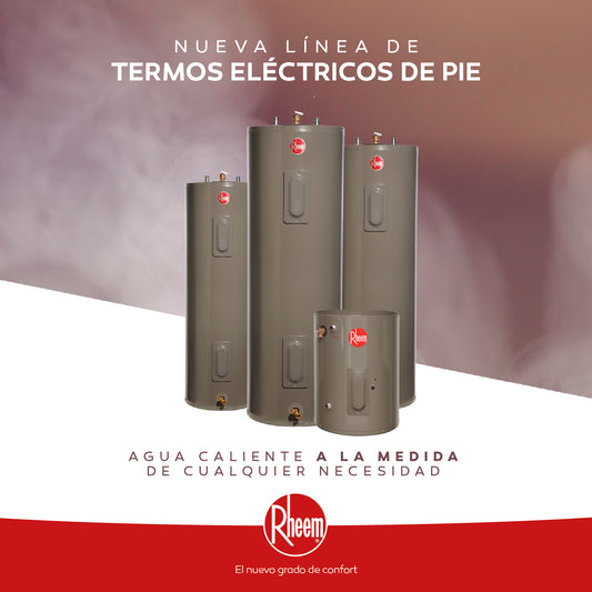 Termo Eléctrico de Piso Rheem 500 Litros 380v – Agua Caliente Segura, Eficiente y Duradera Termo Eléctrico de Piso Rheem 500 Litros 380v – Agua Caliente Segura, Eficiente y Duradera