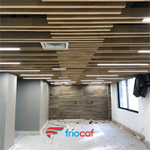 Solución de climatización con unidad interior en un ambiente de diseño contemporáneo, proyecto de FrioCaf